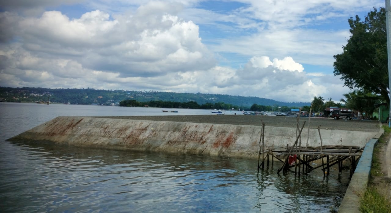 Potret Proyek Pelabuhan Kwawi Manokwari